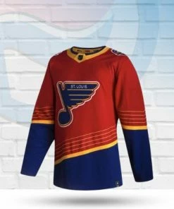 St Louis Blues Authentic Adidas Blank Reverse Retro Jersey