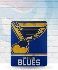 Northwest Blankets St Louis Blues Fleece Throw Blanket 50x60