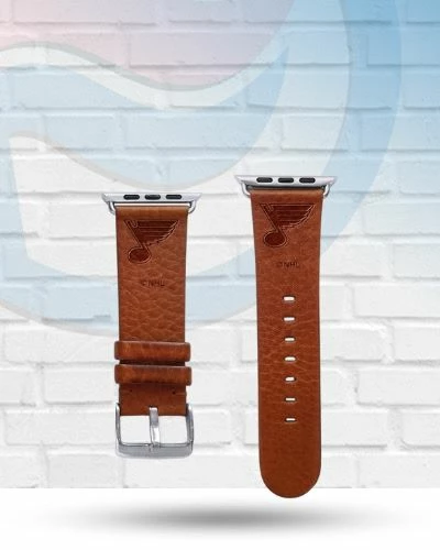 Affinity Bands St Louis Blues Leather Smart Watch Band 2 Affinity Bands St Louis Blues Leather Smart Watch Band