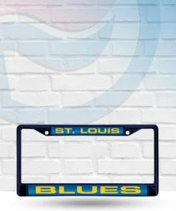 Rico Industries St Louis Blues Metal License Plate Frame