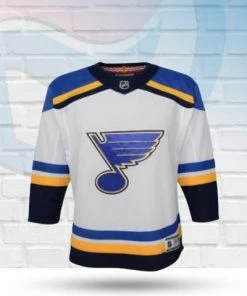 Outer Stuff St Louis Blues Premier Blank Youth Away Jersey Jerseys & Apparel