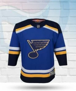 Outer Stuff St Louis Blues Premier Blank Youth Home Jersey