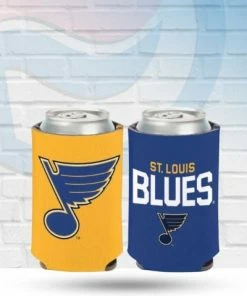 WinCraft St Louis Blues Team Logo Two Color Can Koozie Drinkware