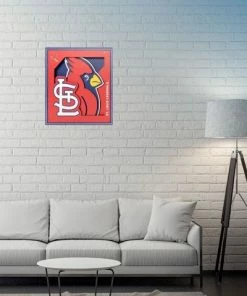 You The Fan Wall Signs St Louis Cardinals 12" X 12" 3D Wooden Sign