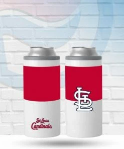 WinCraft St Louis Cardinals 12oz Colorblock Slim Can Koozie Drinkware