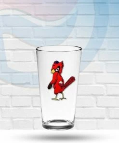 Logo Brands St Louis Cardinals 16oz Angry Bird Pint