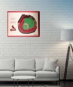 You The Fan Wall Signs St Louis Cardinals 17'' X 13'' 5-Layer StadiumViews Wooden Sign