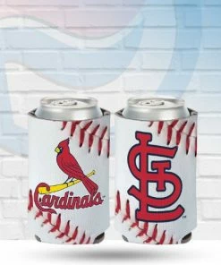 WinCraft Drinkware St Louis Cardinals Baseball Design Can Koozie