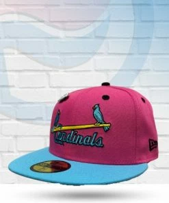 Fan Cave X New Era Exclusive St Louis Cardinals Birds On A Bat 59FIFTY "Miami Vice" Fitted Hat Exclusive Items