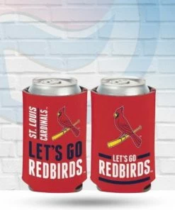 WinCraft Drinkware St Louis Cardinals Can "Lets Go Redbirds" Koozie