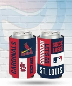 WinCraft Drinkware St Louis Cardinals Color Block Can Koozie