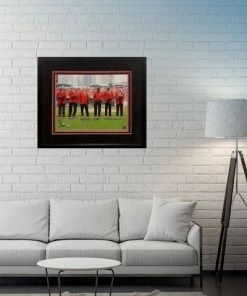 Fan Cave Sports Autographed Memorabilia St Louis Cardinals Hall Of Fame Red Jacket Multi Autographed Framed 16x20 - Beckett