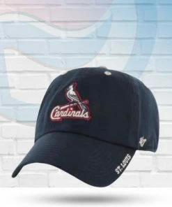 '47 Brand St Louis Cardinals Navy Ice Clean Up Adjustable Hat Hats