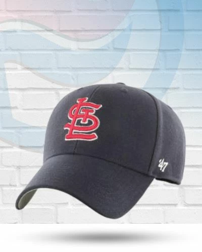 '47 Brand St Louis Cardinals Navy MVP Adjustable Hat 1 '47 Brand St Louis Cardinals Navy MVP Adjustable Hat