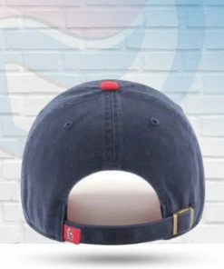 '47 Brand St Louis Cardinals Navy Two Tone Clean Up Adjustable Hat