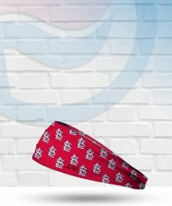 Junk Brands Accessories St Louis Cardinals Repeating Logo Headband