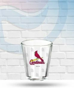Logo Brands Drinkware St Louis Cardinals Satin Etch Shot Glass