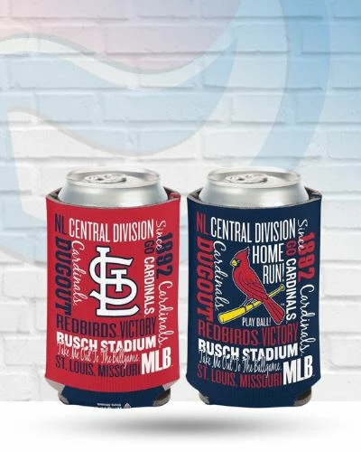 WinCraft St Louis Cardinals Script Can Koozie Drinkware 1 WinCraft St Louis Cardinals Script Can Koozie Drinkware