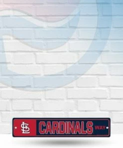 WinCraft St Louis Cardinals Street Zone Plastic Way Sign