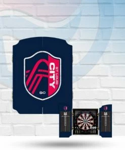 Victory Tailgate Games St Louis City SC Dart Board Set