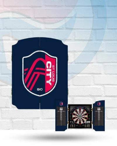 Victory Tailgate Games St Louis City SC Dart Board Set 1 Victory Tailgate Games St Louis City SC Dart Board Set