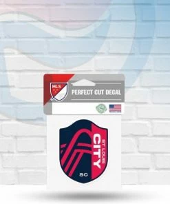 WinCraft Decals St Louis City SC Perfect Cut Color Decal 4" X 4"