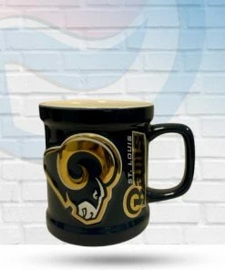 Michigan Clearance St Louis Rams Vintage Sculpted Coffee Mug