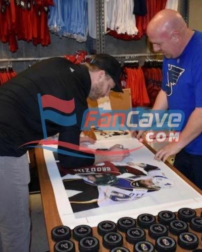 Fan Cave Sports Autographed Memorabilia Steve Ott St Louis Blues Autographed Official Game Puck - COA 2 Fan Cave Sports Autographed Memorabilia Steve Ott St Louis Blues Autographed Official Game Puck - COA