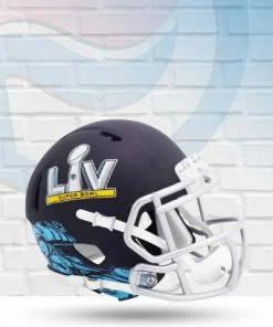 Fanatics Super Bowl LV Unsigned Riddell Mini Speed Football Helmet