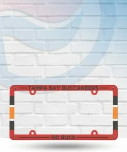 WinCraft Automotive Tampa Bay Buccaneers Plastic License Plate Frame