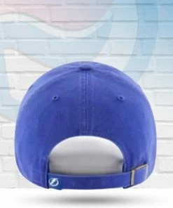 '47 Brand Hats Tampa Bay Lightning Royal Clean Up Adjustable Hat
