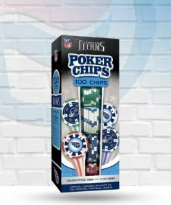 Masterpieces Puzzle Co Tennessee Titans 100 Piece Poker Chips