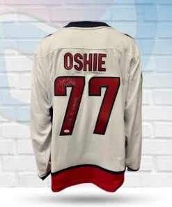 Fan Cave Sports TJ Oshie Washington Capitals Autographed Fanatics Away Jersey With Stanley Cup Patch & Inscription- JSA Autographed Memorabilia