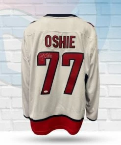 Fan Cave Sports TJ Oshie Washington Capitals Autographed Fanatics Away Jersey With Stanley Cup Patch - JSA