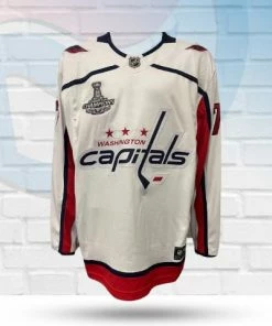 Fan Cave Sports TJ Oshie Washington Capitals Autographed Fanatics Away Jersey With Stanley Cup Patch - JSA