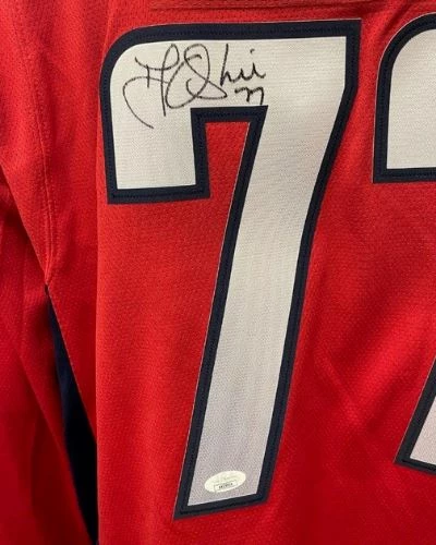 Fan Cave Sports TJ Oshie Washington Capitals Autographed Fanatics Home Jersey - JSA 2 Fan Cave Sports TJ Oshie Washington Capitals Autographed Fanatics Home Jersey - JSA