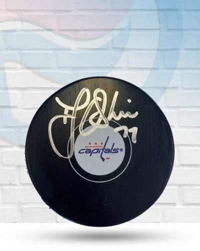 Fan Cave Sports TJ Oshie Washington Capitals Autographed Logo Puck - JSA Autographed Memorabilia 1 Fan Cave Sports TJ Oshie Washington Capitals Autographed Logo Puck - JSA Autographed Memorabilia