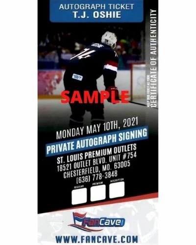 Fan Cave Sports Autographed Memorabilia TJ Oshie Washington Capitals Autographed Saving Goal Photo - COA 2 Fan Cave Sports Autographed Memorabilia TJ Oshie Washington Capitals Autographed Saving Goal Photo - COA