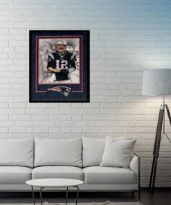 Fan Cave Sports Autographed Memorabilia Tom Brady New England Patriots Autographed Framed 16x20 Photo - COA