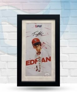 Fan Cave Sports Autographed Memorabilia Tommy Edman St Louis Cardinals Autographed Framed Mini Panorama - JSA