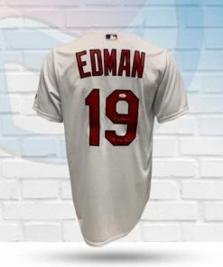 Fan Cave Sports Tommy Edman St Louis Cardinals Autographed White Majestic Cool Base Jersey W/ Inscription - JSA