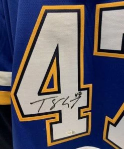Fan Cave Sports Autographed Memorabilia Torey Krug St Louis Blues Autographed Fanatics Home Jersey - COA
