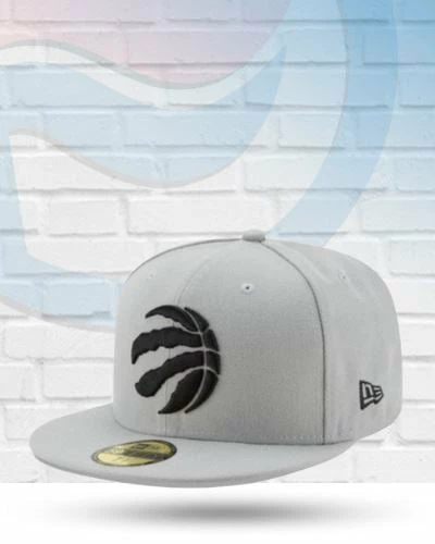 New Era Toronto Raptors Grey 59FIFTY Fitted Hat 1 New Era Toronto Raptors Grey 59FIFTY Fitted Hat