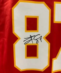 Fan Cave Sports Travis Kelce Kansas City Chiefs Autographed Nike On Field Jersey - Beckett Autographed Memorabilia