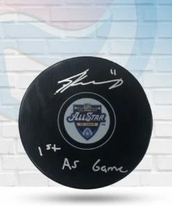 Fan Cave Sports Autographed Memorabilia Travis Konecny Philadelphia Flyers Autographed All Star Logo Puck W/ "1st AS Game" Inscription - JSA