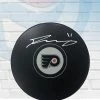 Fan Cave Sports Travis Konecny Philadelphia Flyers Autographed Logo Puck - JSA