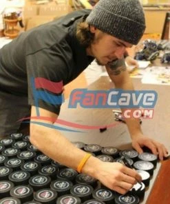 Fan Cave Sports Travis Konecny Philadelphia Flyers Autographed Logo Puck - JSA
