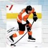 Fan Cave Sports Travis Konecny Philadelphia Flyers Autographed Slapshot Photo - JSA