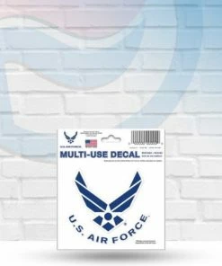 WinCraft Decals United States Air Force Multi-Use Decal 3" X 4"
