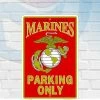 Michigan Wall Signs United States Marines 12" X 18" Metal Reserved Parking Sign